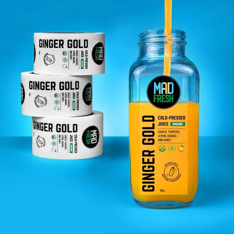 Custom Clear Labels - Order 50 to 20,000+