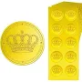 150pcs Gold Embossed Seal Stickers