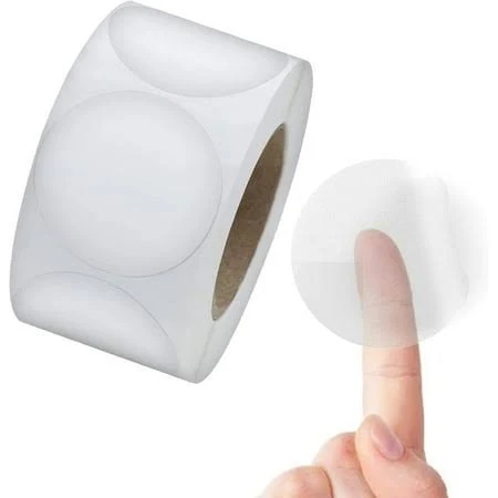 Performore Crystal Clear 1.5" Round Stickers