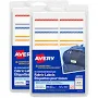 Avery No-Iron Fabric Labels Playful Stripes 48ct