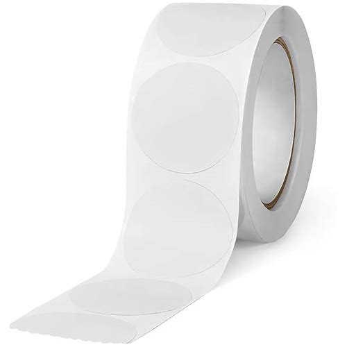 Clear Round Stickers - 500 Trans…