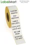 500 Self Adhesive Labels on a roll - 150mm x 100mm - Custom Printed - Print whatever you want!