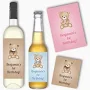 Personalised Teddy Bear Party Wine & Beer Labels