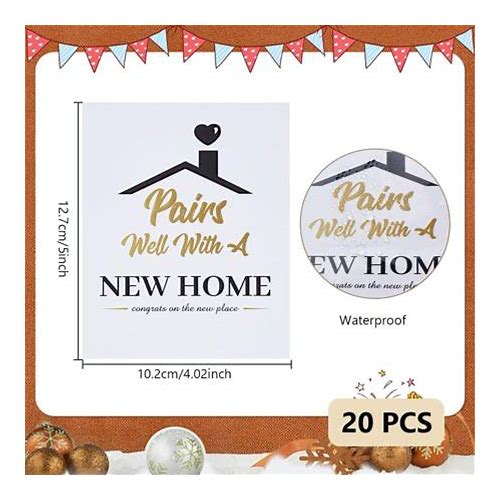 Paper 20Pcs Housewarming Win…