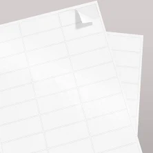 100 Sheets Blank Labels - Blank Stickers - 3000 pcs