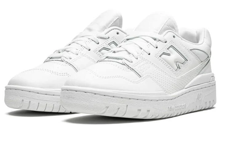 GENUINE BALANCE 550 SIZE 13 D MENS TRIPLE WHITE CLASSIC SNEAKER BB550WWW