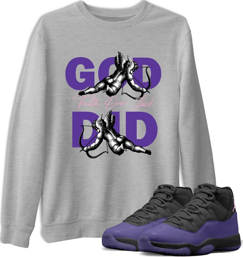 Air Jordan 11 Canyon Purple Graphic Tee