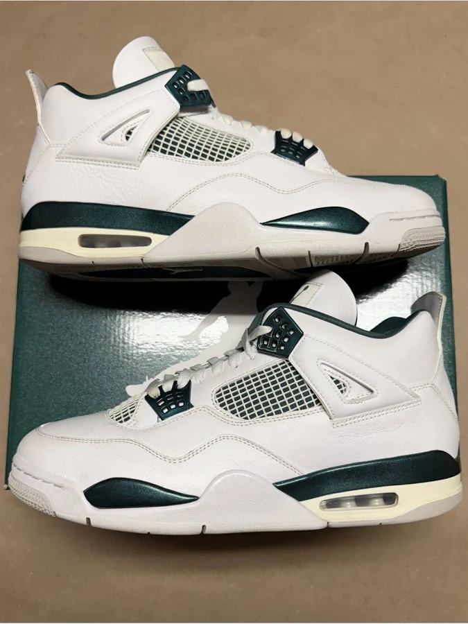 Jordan Shoes | Nike Air Jordan 4 Retro Oxidized Green Mens Basketball Shoes Size 13 Rare! | Color: Green/White | Size: 13 | Stsshoes's Closet