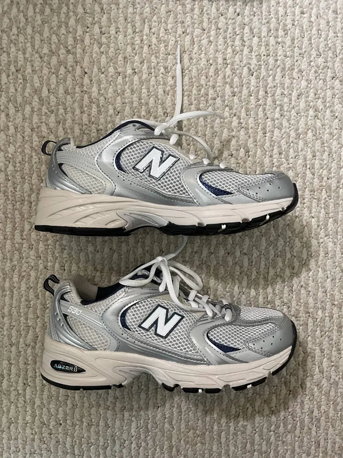 Balance 530 Sneakers (mr530ka) - Steel Grey/sliver/navy (size W6.5)