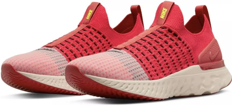 Nike React Phantom Run Fk Flyknit 2 Siren Red Black White Dv2145-600