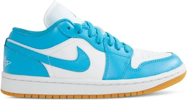 Jordan - Air Jordan 1 sneakers - women - Rubber/Calf Leather/Fabric - 6 - Blue