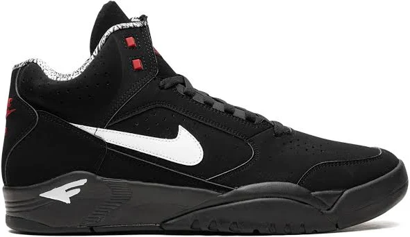 Nike - Air Flight Lite Mid "Black White Varsity Red" sneakers - unisex - Other fibres - 7