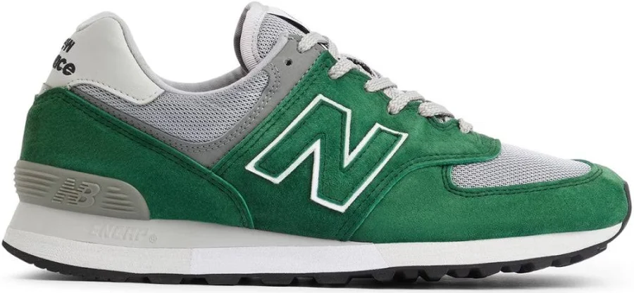 New Balance 576 MADE IN UK EDEN SNEAKERS, GREEN / 38.5