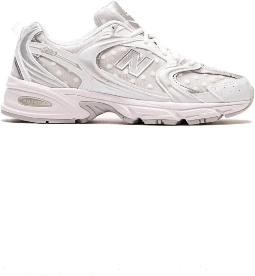 Balance 530 White Silver Metallic Polka Dots U530hfw Men's Sizes