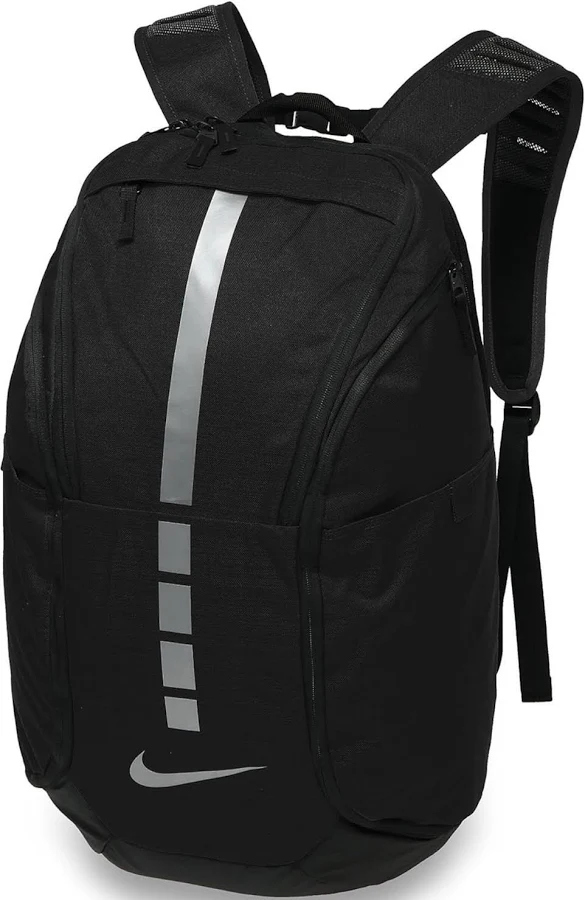 Nike Hoops Elite Pro Basketball Backpack - Black Metallic Silver