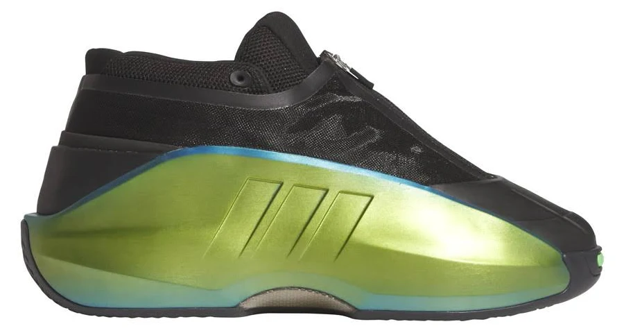 Adidas Crazy Iiinfinity Lace Up Mens Green Sneakers Casual Shoes