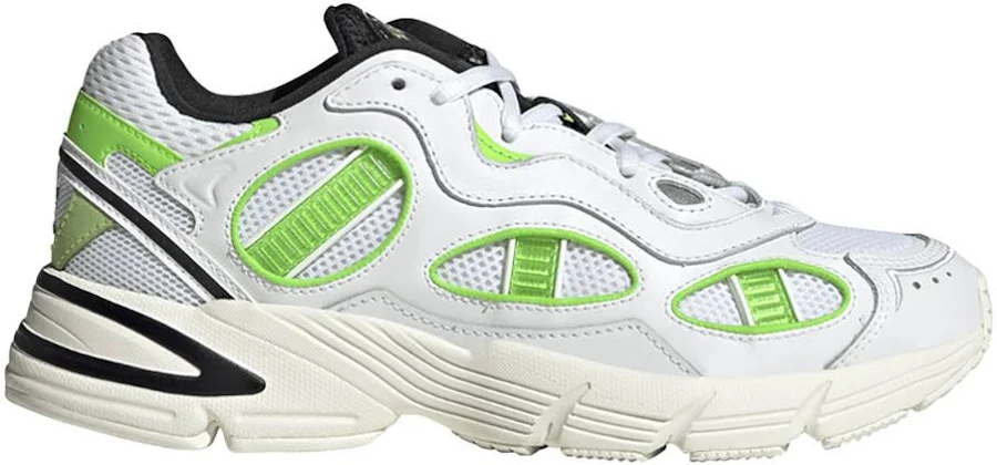 Adidas Astir Sn Lace Up Womens Green, White Sneakers Casual Shoes