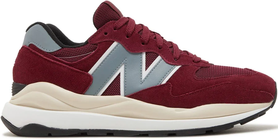 New Balance 57/40 'Garnet Slate' | Red | Men's Size 4.5