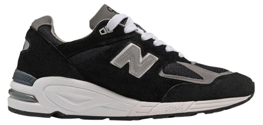 New Balance 990v2 Made in USA 'Black Grey' | Men's Size 4