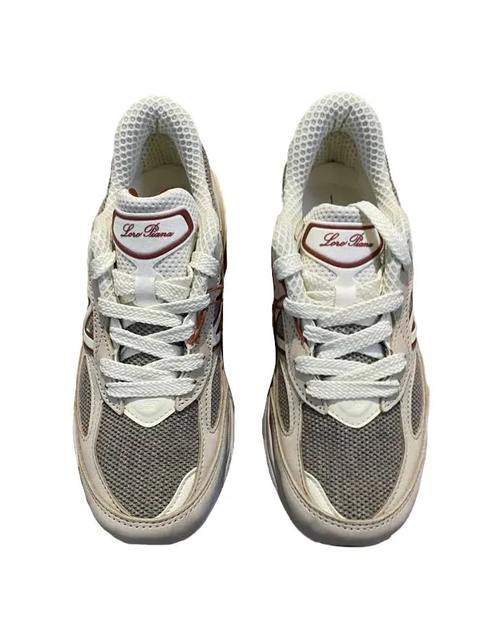 New Balance x Loro Piana Raw Cashew Beige Sneakers Size 38