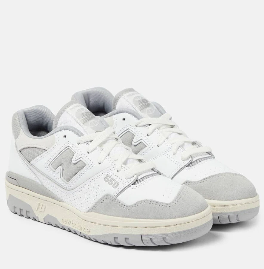 New Balance, 550 leather sneakers, Women, White, US W 7.5, Sneakers