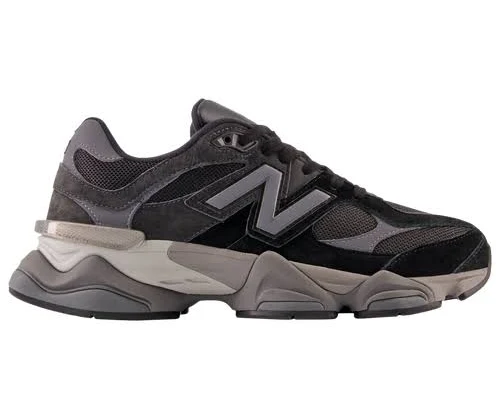 New Balance Womens 9060 - Running Shoes Black/Grey Size 7.0