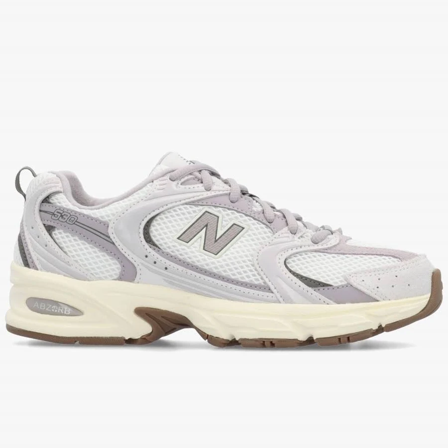 NEW BALANCE Womens U530 Grey Matter Truffle Salt Trainers Size: 3.5