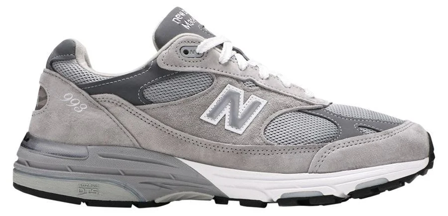 New Balance 993 Made in USA 2E Wide 'Grey White' | Men's Size 7.5
