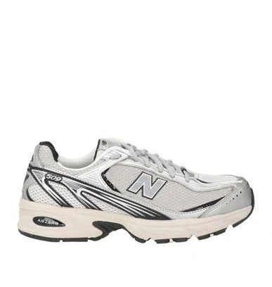 New Balance 509 Man Sneakers Silver Size 5 Textile fibers, Rubber