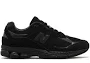 New Balance Unisex 2002R in schwarz, Suede/Mesh, Größe 40