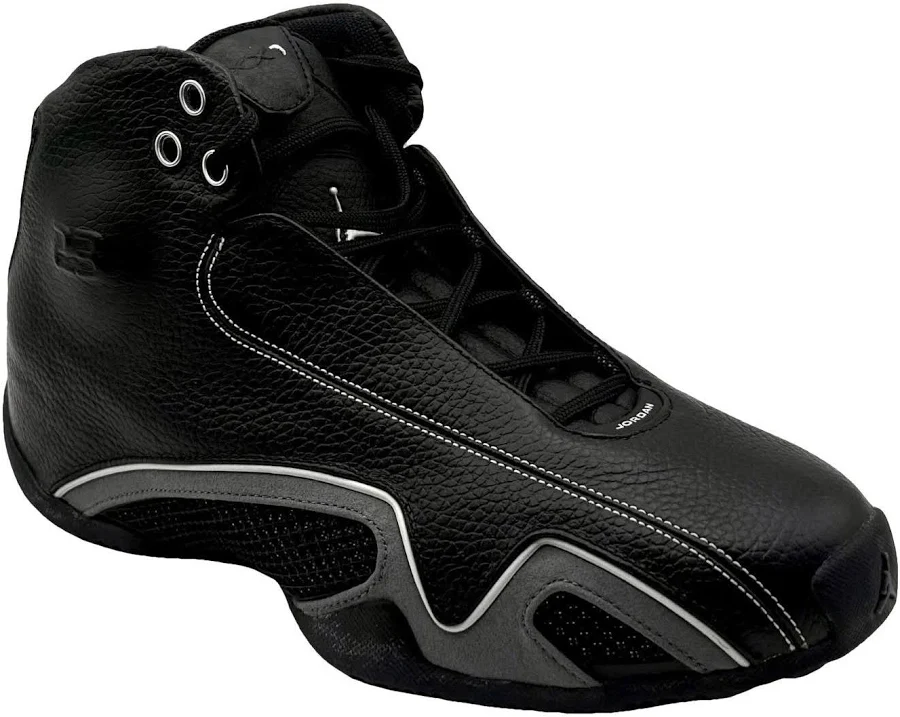 Jordan Air Jordan 21 XXI Black Leather Trainers US 9