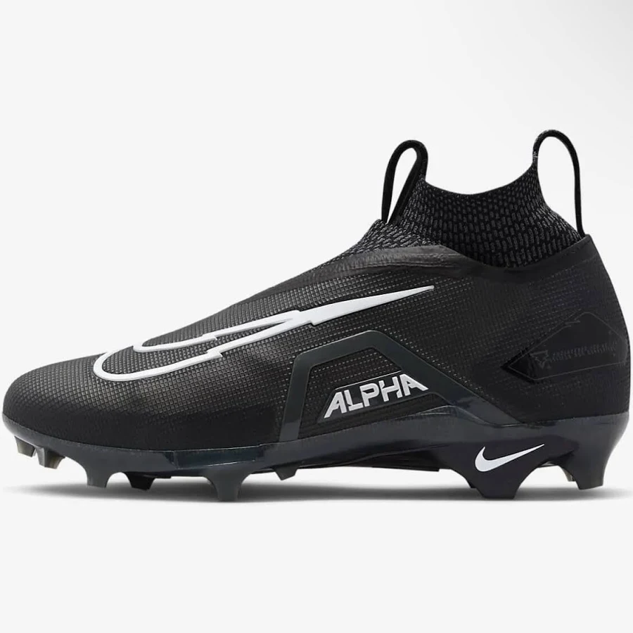 Nike Alpha Menace Elite 3 Flyknit Football Cleats Black Ct6648-010