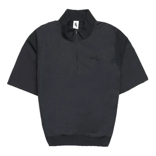 Nike x Fear of God Men's Oversized Piqué-Panelled Nylon Half-