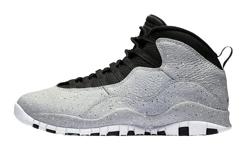 Jordan 10 Retro 'cement - Light Smoke/univ-red-blk-wht
