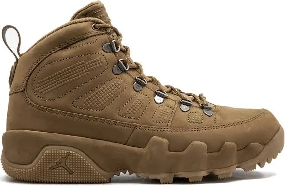 Jordan - Air Jordan 9 Retro NRG "Wheat" boots - unisex - Calf Leather - 4.5 - Brown