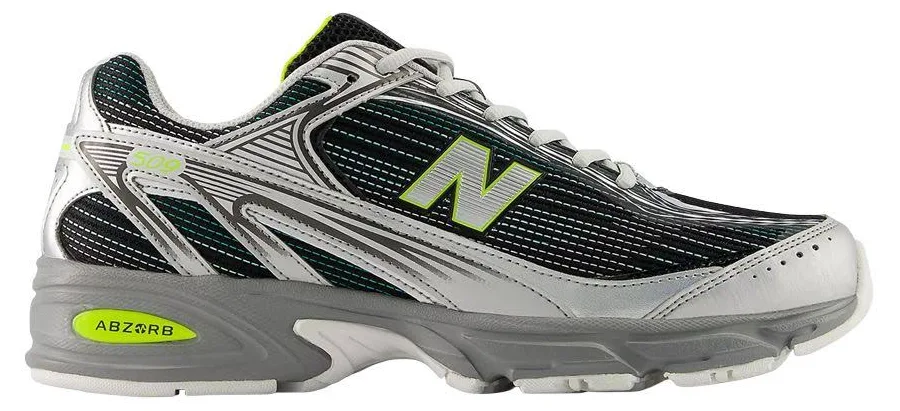 New Balance 509 'Silver Metallic Deep End Alkaline Green' | Black | Men's Size 6