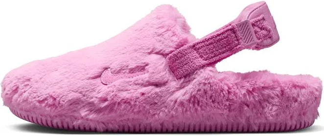 Nike Women's Calm SE Faux Fur Mule Slides