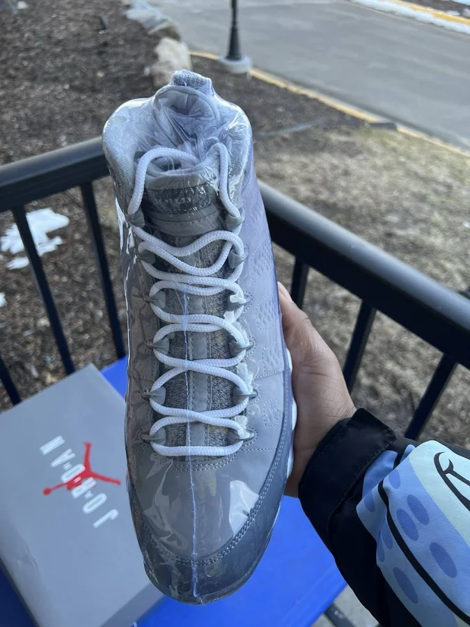 Jordan Air Jordan 9 Men’s Cool Gray/white Basketball Sneakers