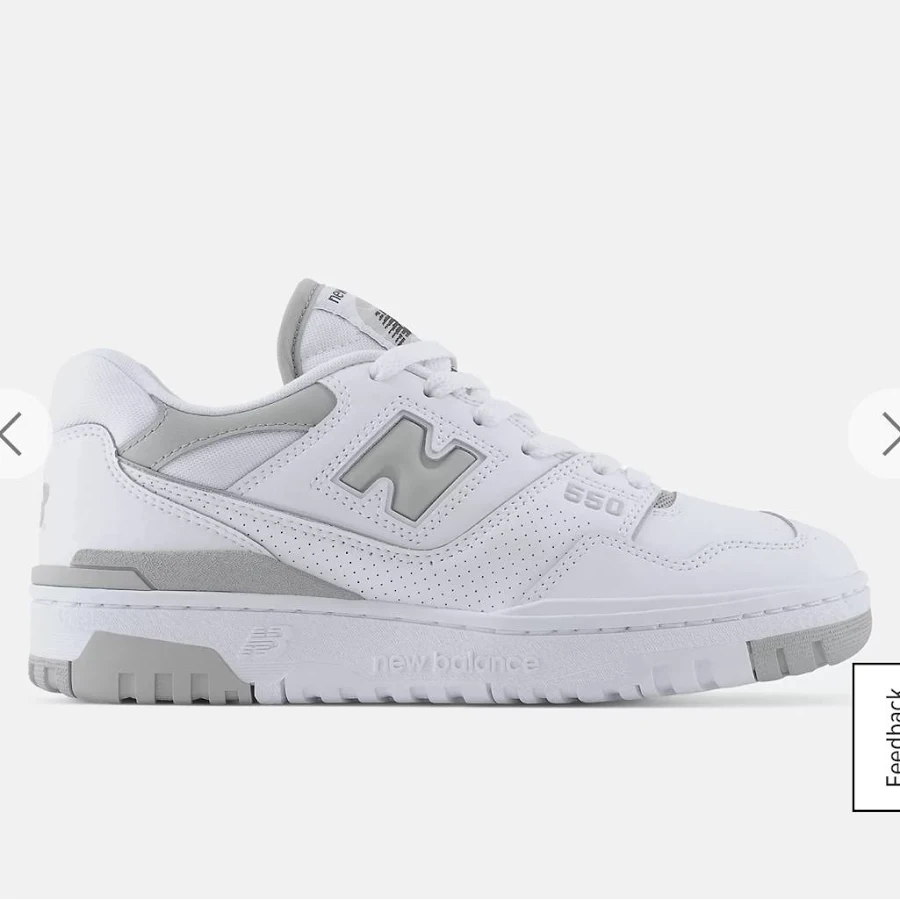 New Balance Shoes | New Balance 550 White And Gray Sneakers | Color: Gray/White | Size: 9 | Yarishka's Closet