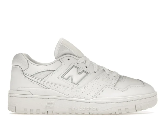 New Balance 550 en blanco monocromático