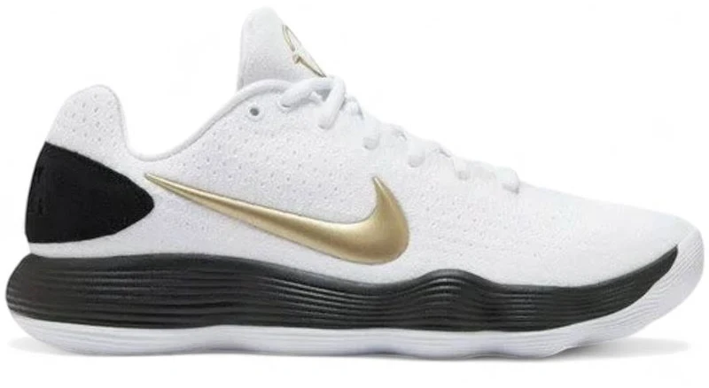 Nike Hyperdunk 2017 Low White Metallic Gold Black