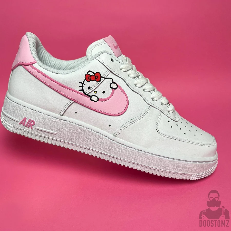 Air Force 1 Custom AF1 Hello Kitty Shoes | Nike Custom Sneakers | Personalized Gifts for Her | Custom Shoes for Kids | Air Force 1 Cartoon