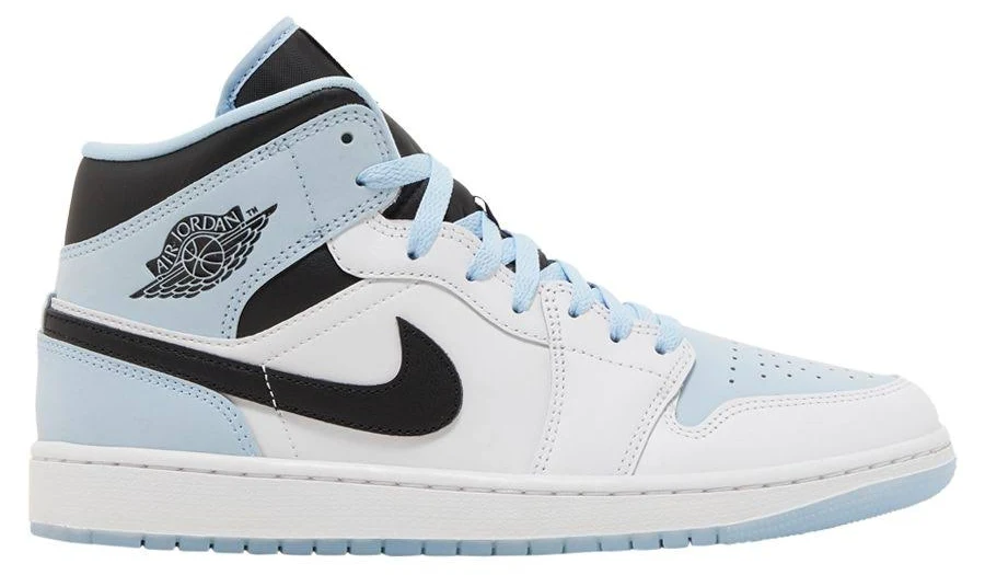 Air Jordan 1 Mid SE 'White Ice Blue' | Men's Size 18