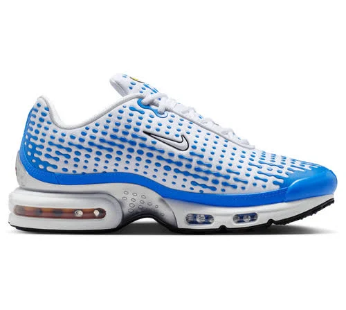 Nike Mens Air Max Plus VII - Shoes White/White/Blue Crystal Size 13.0