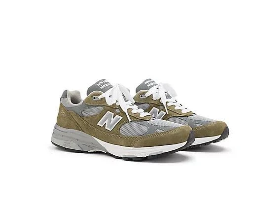 New Balance Made in USA 993 - Covert Green with Medium Gray and White - M4.5 / W6