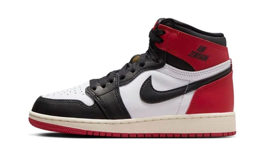 Nike GS Air Jordan 1 Retro High OG "Black Toe Reimagined"
