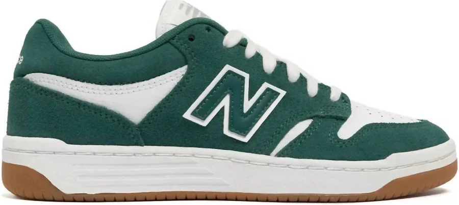 Men's Numeric 480 Skate Shoes In Vintage Teal With White