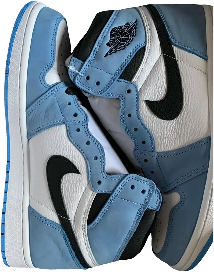 Jordan 1 Leather High Trainers University Blue EU 44