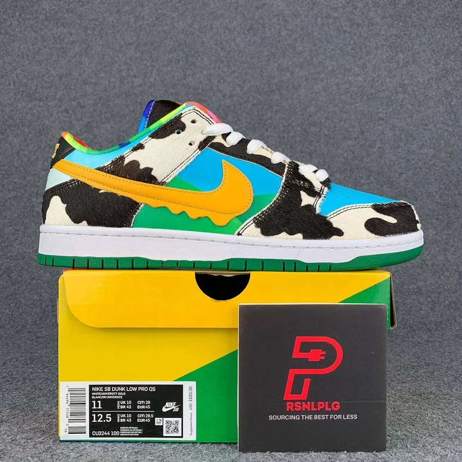 Ben & Jerry's x Dunk Low SB 'Chunky Dunky', EUR 46 • US 12 • UK 11 / Special Box
