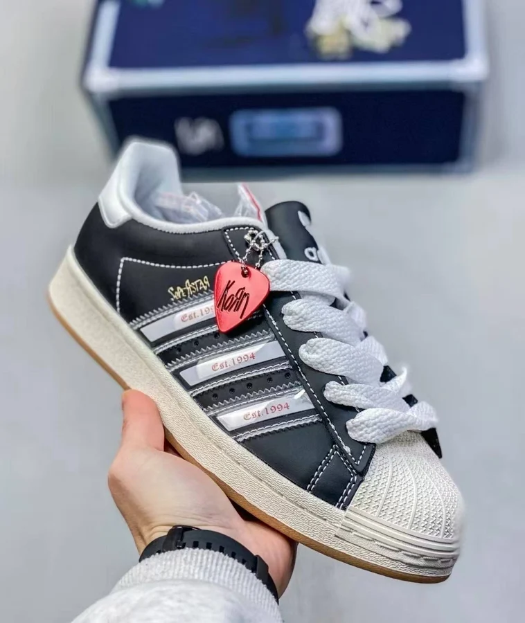 Adidas Superstar KoRn Shoes - Core Black (IH1313)